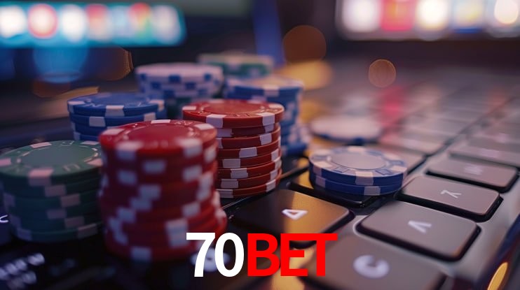 Imagem promocional da 70bet mostrando a plataforma e suas vantagens